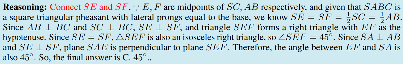 General Reasoning Example 1 Answer