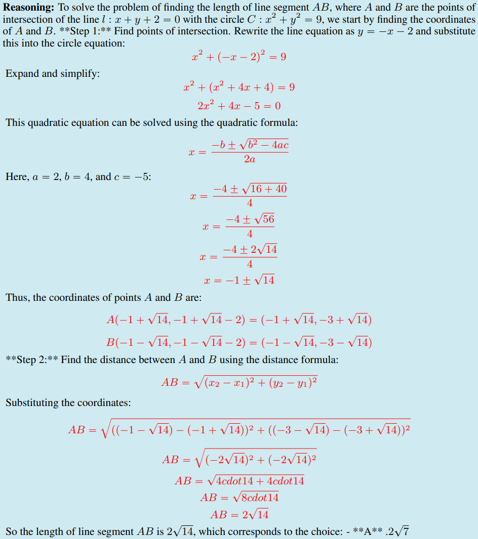 General Reasoning Example 4 Answer