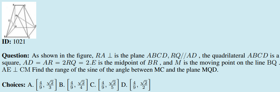 General Reasoning Example 5 Question